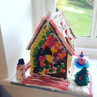 Gingerbread House Workshop over 2 days by zoom